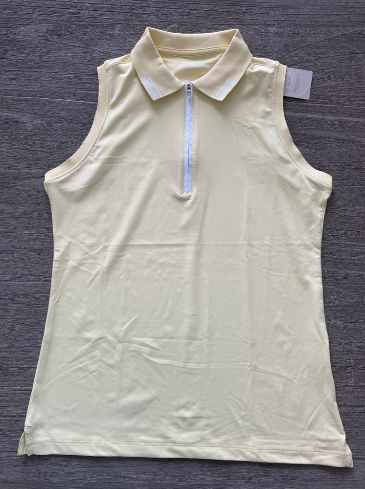 Womens Nwt Peter Millar White Golf Polo / Small