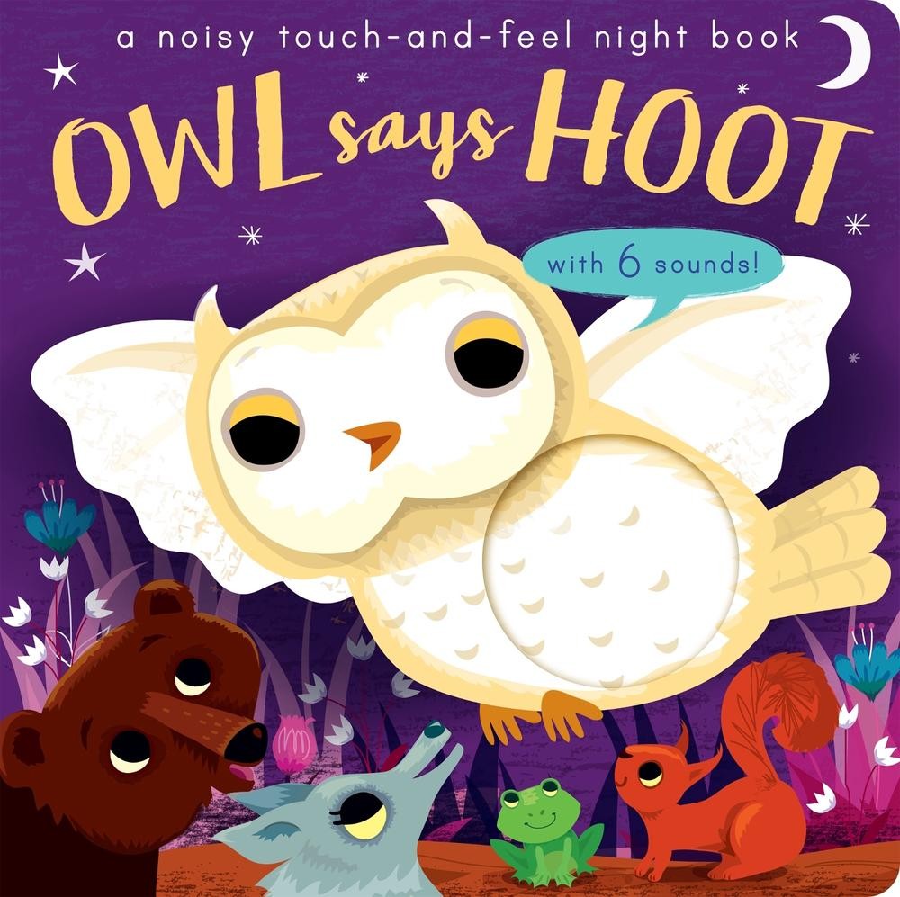 Owl Says Hoot: A noisy touch-and-feel night book by Libby Walden (English) Board