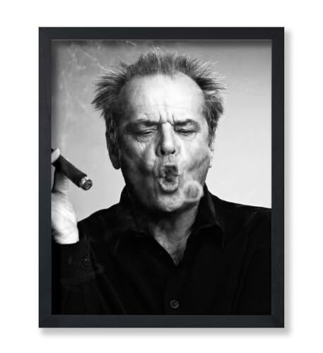 Nicholson Poster - Actor Print - Celebrity Art - Photography Art - Cigar Art ...