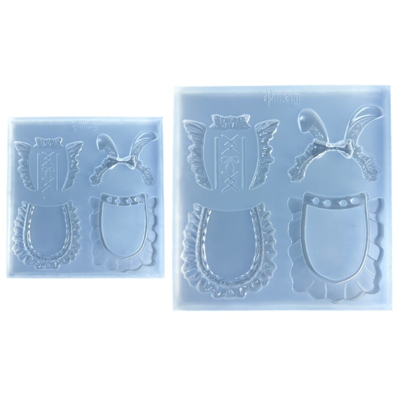 Maid Accessories Mould Silicone Mold DIY Jewelry Making Mold Epoxy Resin Mould
