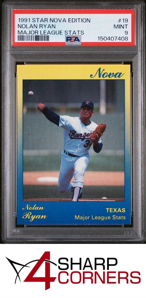1991 Star Nova Edition #19 Nolan Ryan Hof Major League Stats Psa 94SC offers the industry’s lowest rates. Consign today!