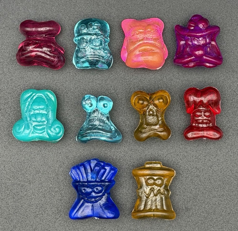 Lot 10 Classic Hielocos Coca-Cola Series 1 Crazy Bones Brazil 1990s