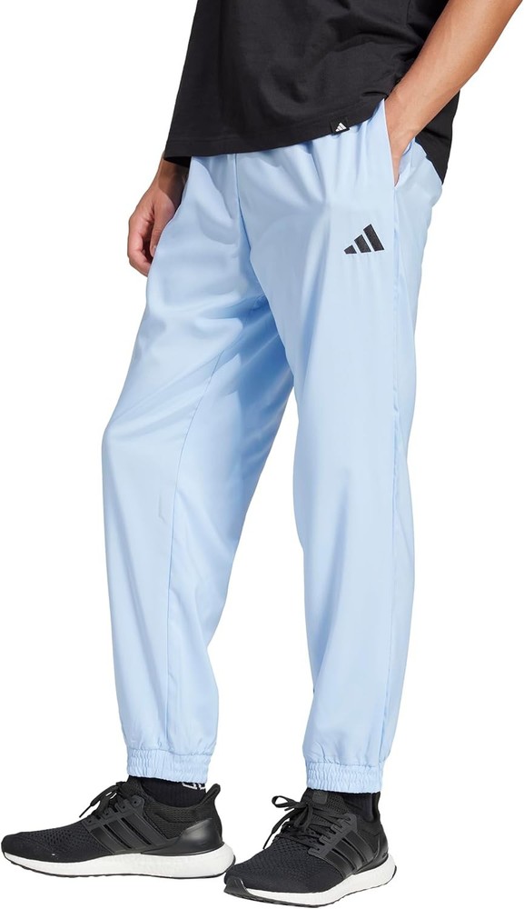 adidas Men's Essentials Small Logo Stanford Pants Blue/Black Size L Tall NWT