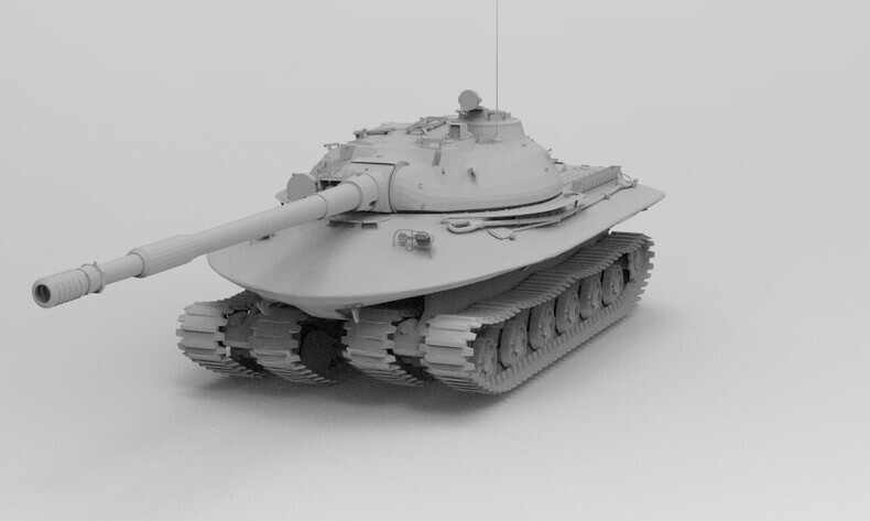 3D Printing 1/72 Soviet Object 279 Test Tank Unpainted model kit