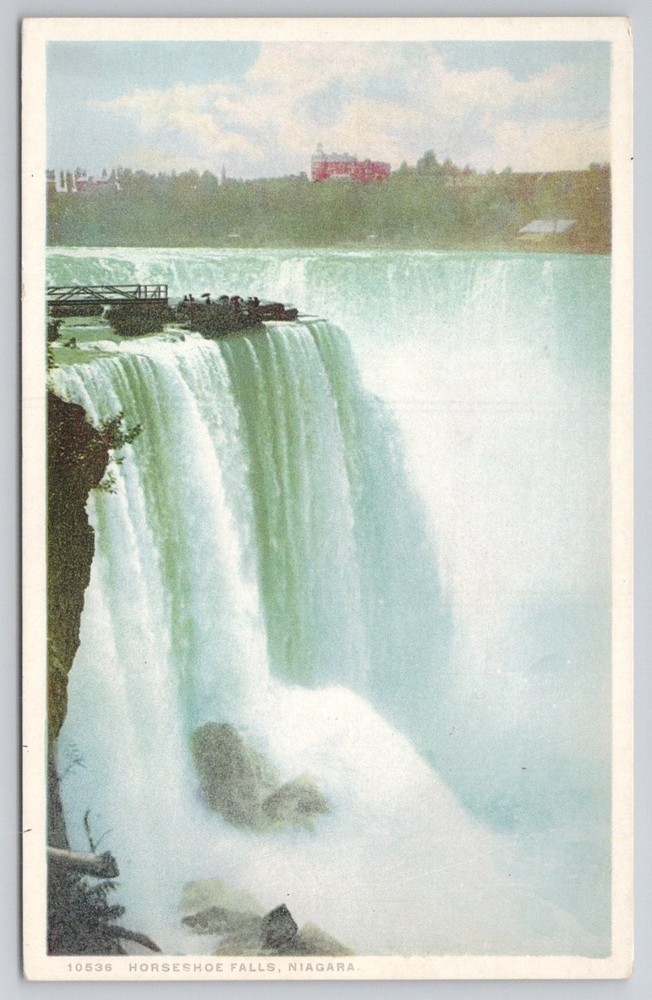 Horseshoe Falls Niagara Phostint Postcard Detroit Publishing Co.
