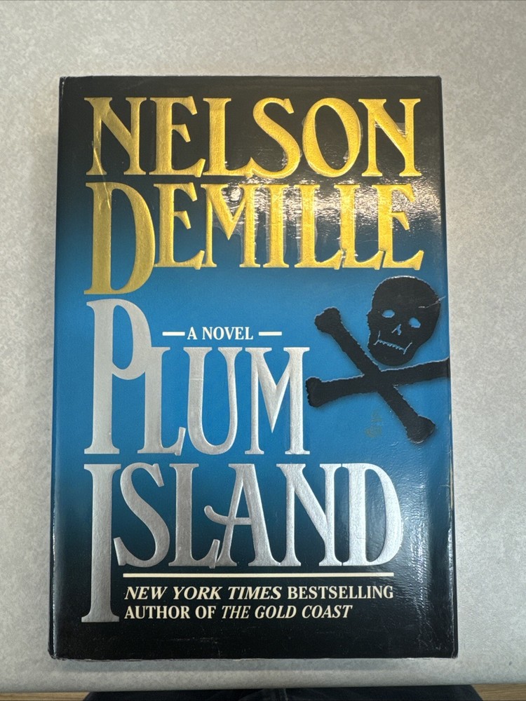 PLUM ISLAND by Nelson DeMille -  Hardcover + DJ - 1997 - GOOD