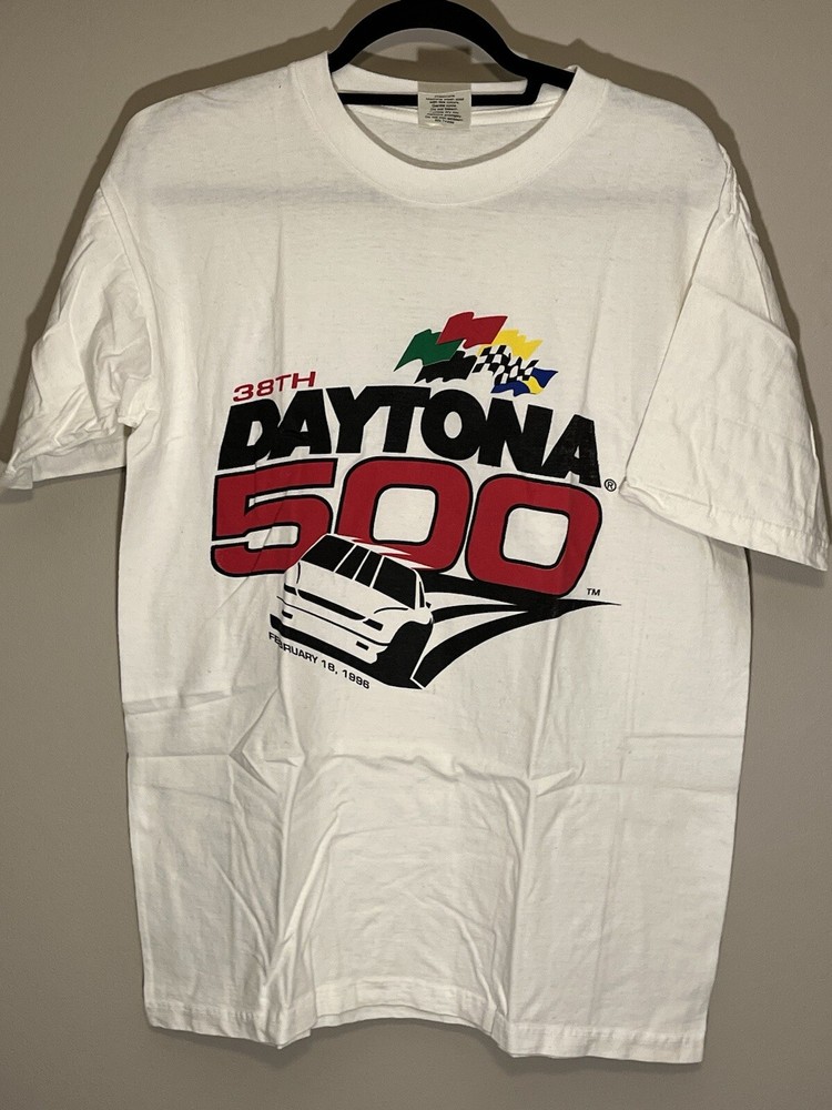 Daytona 500 T-Shirt Men's Size Large Vintage 1996 NASCAR 90s Tour Champ (D)