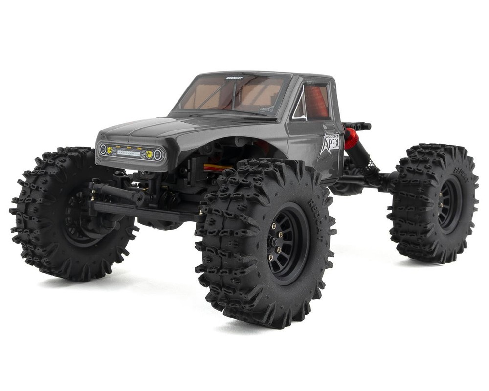 Redcat Ascent-18 Apex 1/18 4WD RTR Brushless Rock Crawler [RER42222](Dark Metallic Gray) w/2.4GHz Radio, Battery & Charger