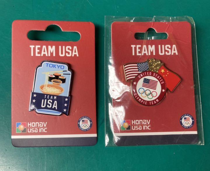 Team Usa Olympic Pin Badge Beijing Bonus Tokyo