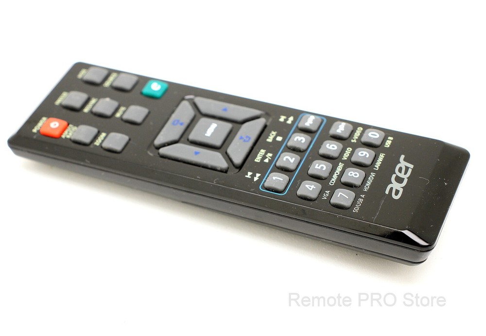Acer Projector Remote for X111 X1140 X1240 X1340W P1340W H5370BD Models-image