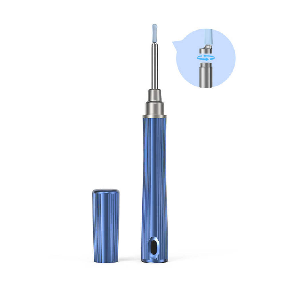 NNEDSZ Blue Smart Visual Ear Cleaning Stick with 1080P Camera and Rechargeable B