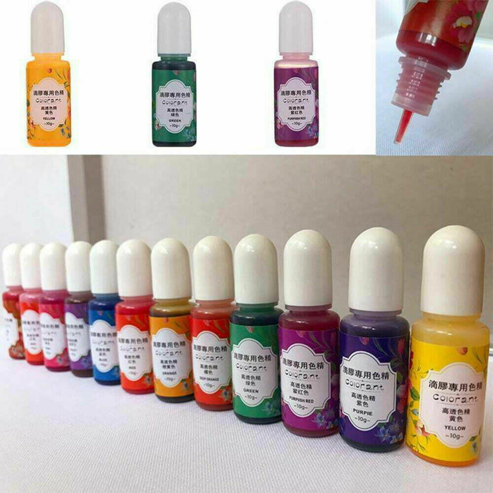 UV Resin Coloring Dye Pigment Kit 10G DIY Craft Mix Color