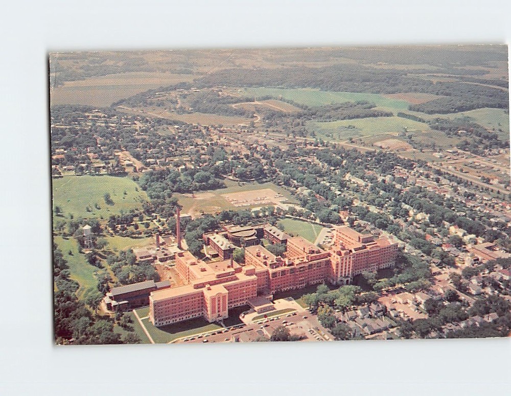 Postcard Aerial View Of St Mary's Hospital Rochester Minnesota