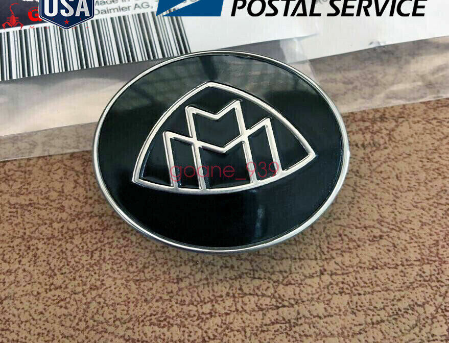Black Silver OEM Hood Ornament Grille Badge for Mercedes Maybach S-Class W222