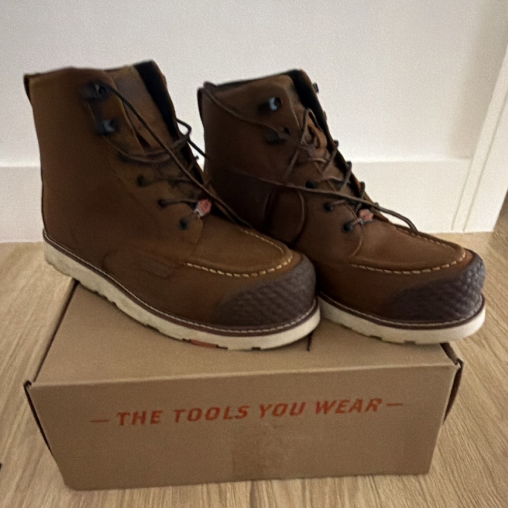 BRUNT Marin Brunt Toe Work Boots Men's Size 11 Medium (D) EH Brown#14
