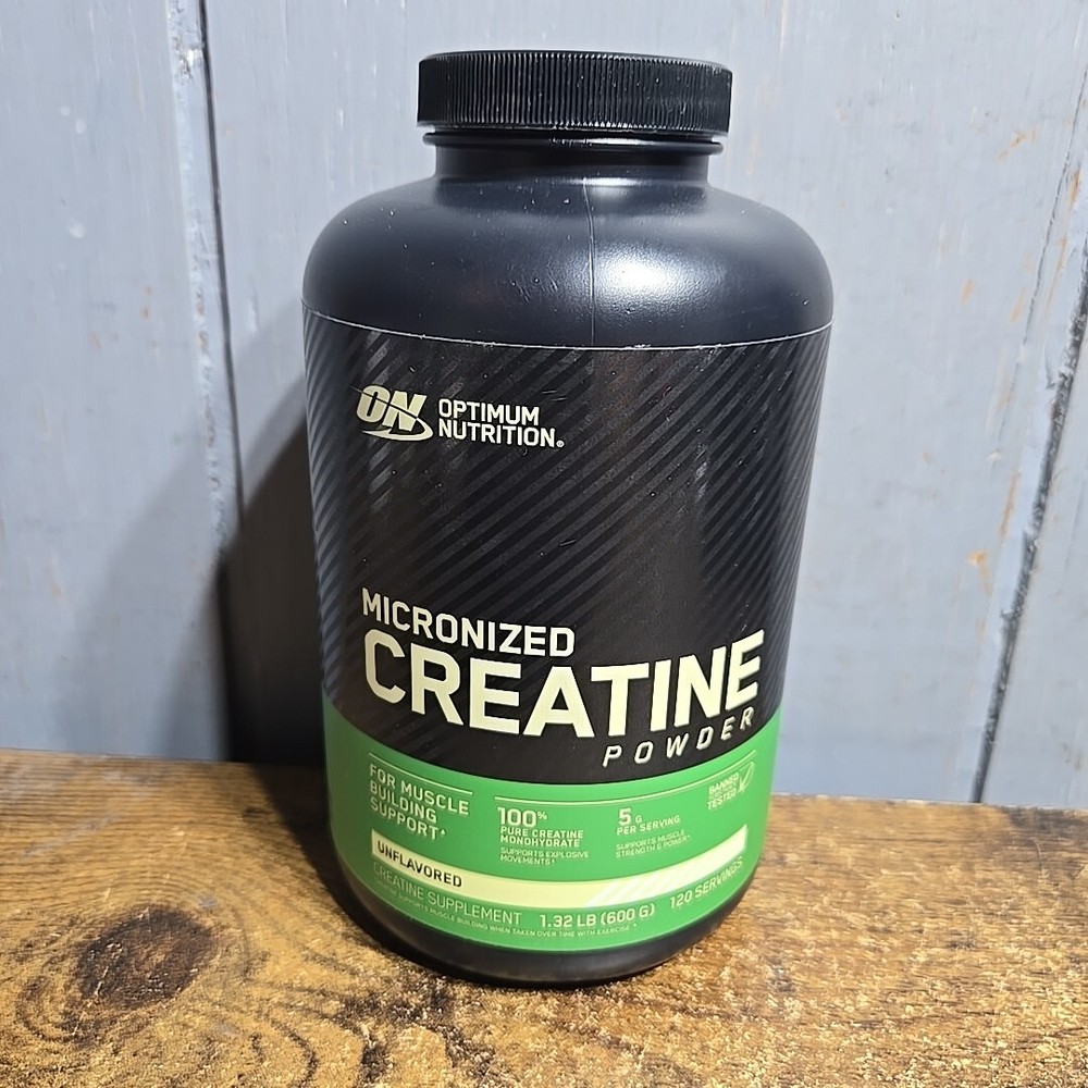 Micronized Creatine Powder, Unflavored, 1.32 lb (600 g) exp 09/25/2026