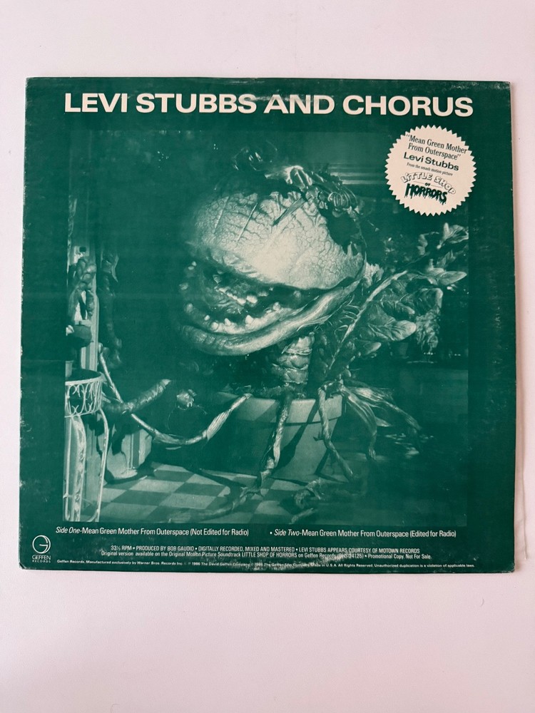 Levi Stubbs Big Green Mother From Outer Space 12