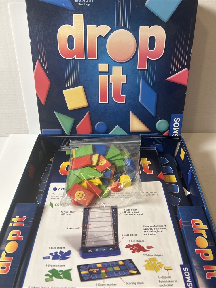 Thames & Kosmos Boardgame Drop It Open Box