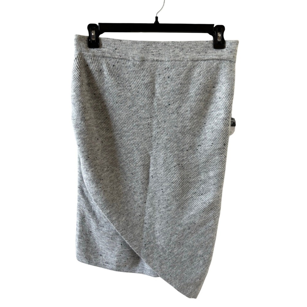 Simply Vera Vera Wang Gray Knit Sweater Skirt Size L New