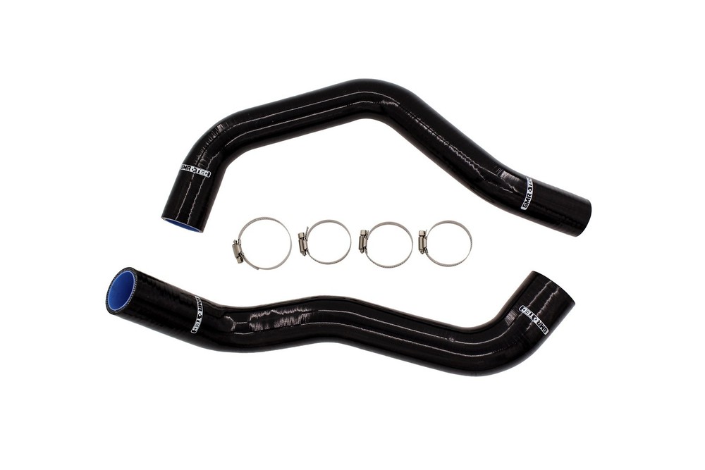 GMR Silicone Radiator Hose Kit Fit 2004-2008 Dodge Ram 1500 2500 3500 Black