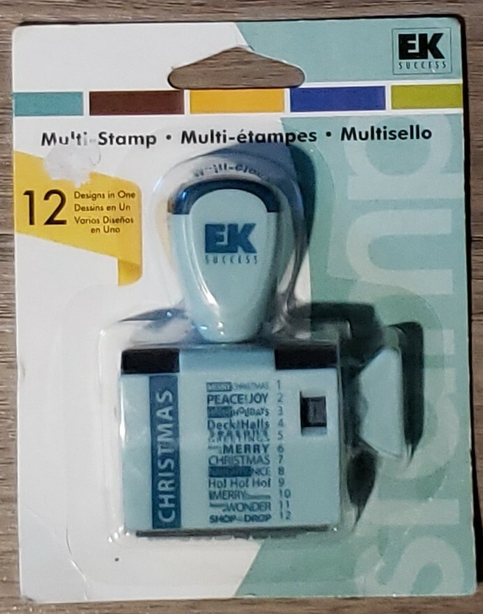 EK Success Multi-Stamp Christmas Word Roller Stamp Craft Scrapbook EKMS04 - NEW
