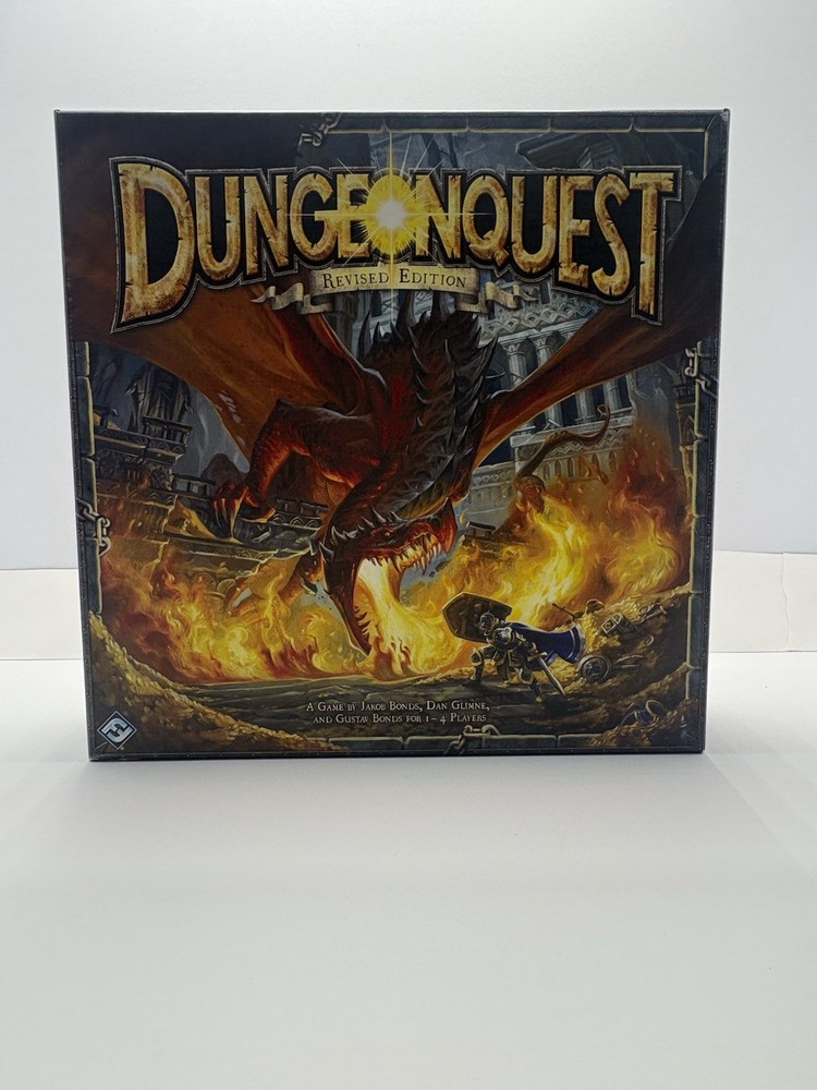 DungeonQuest Revised Edition Board Game Fantasy Flight Games Dungeon Quest