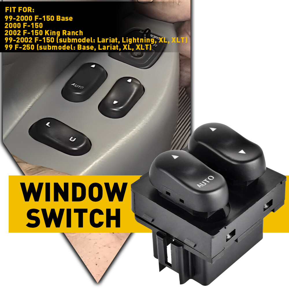 Master Window Control Door Switch Power For Ford 1999-2002 F150 Left Driver Side