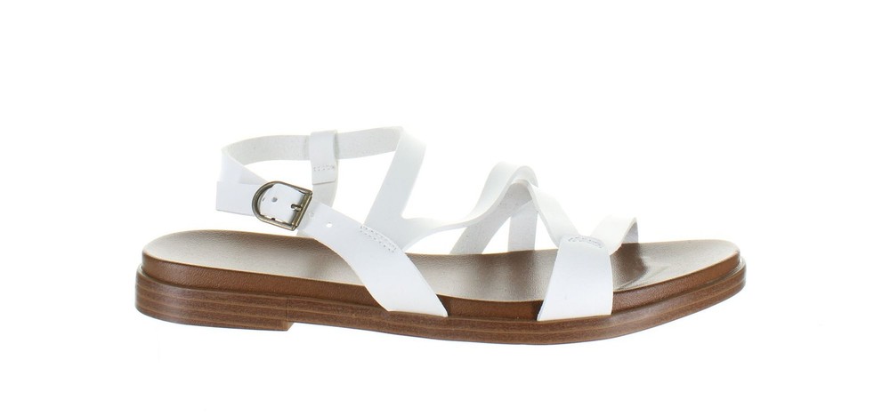 Xappeal Womens Arden White Slingback Heels Size 6.5 7831878