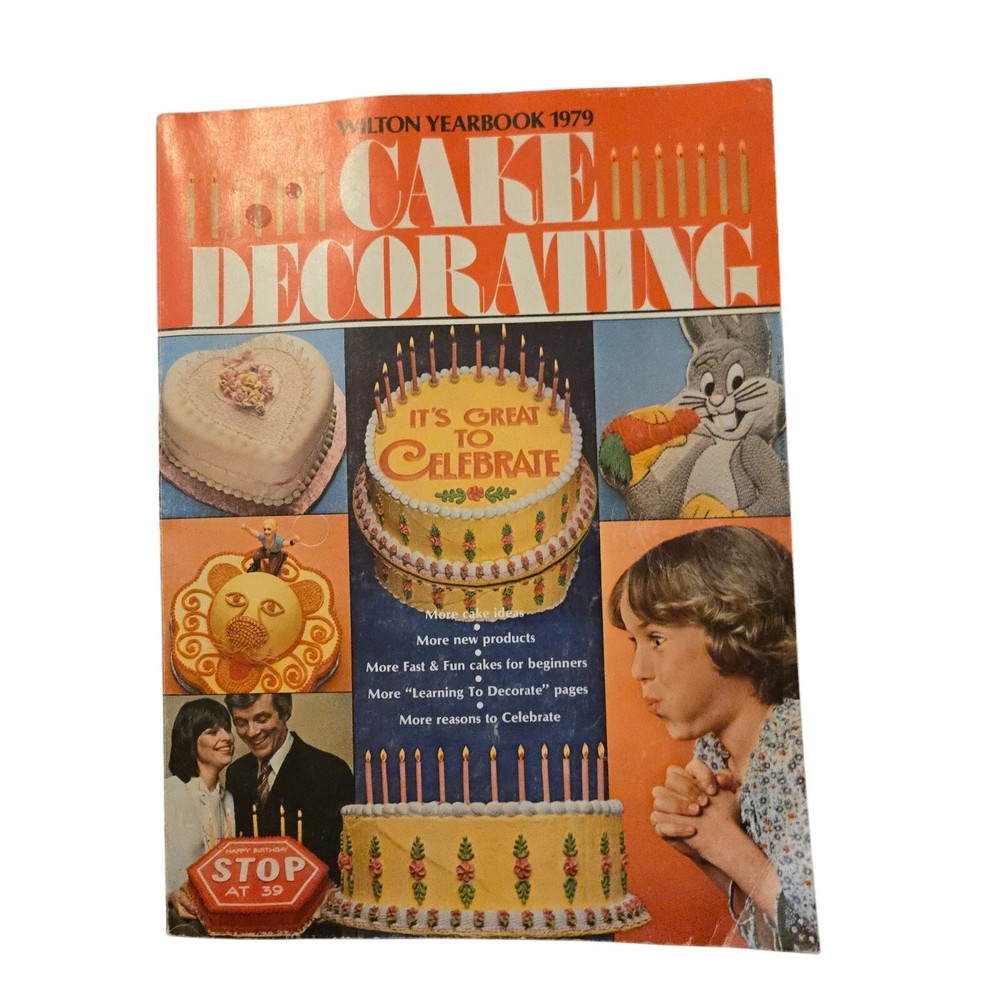 Vintage Wilton Yearbook 1979 Cake Decorating Magazine Birthday Wedding Baking