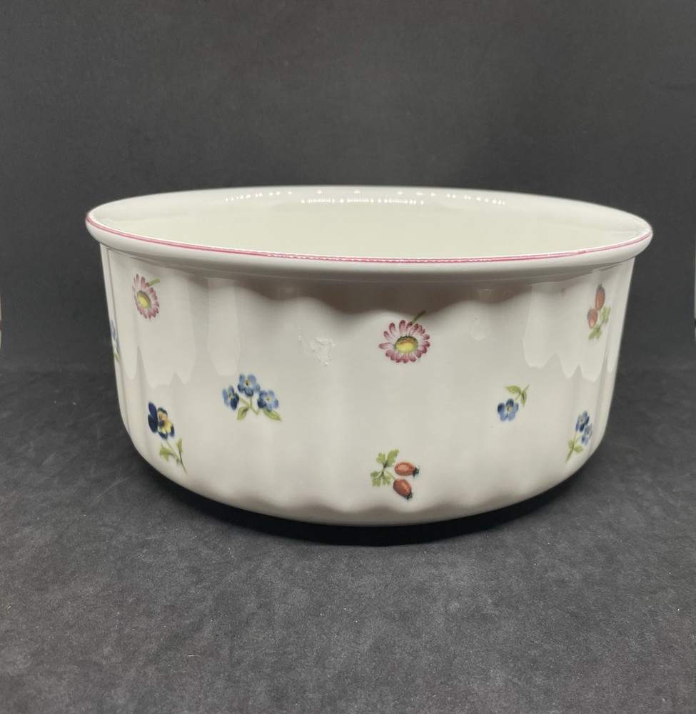 Villeroy & Boch Petite Fleur Souffle Baker, 8 3/4