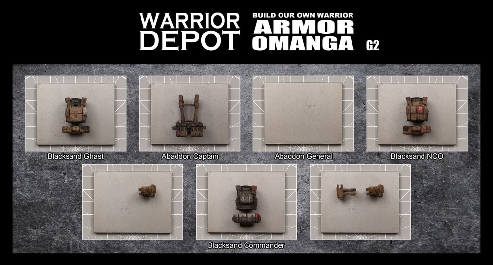Acid Rain World Omanga G2 Body Armor for 1/18 Scale 3.75 GI Joe Figures-image