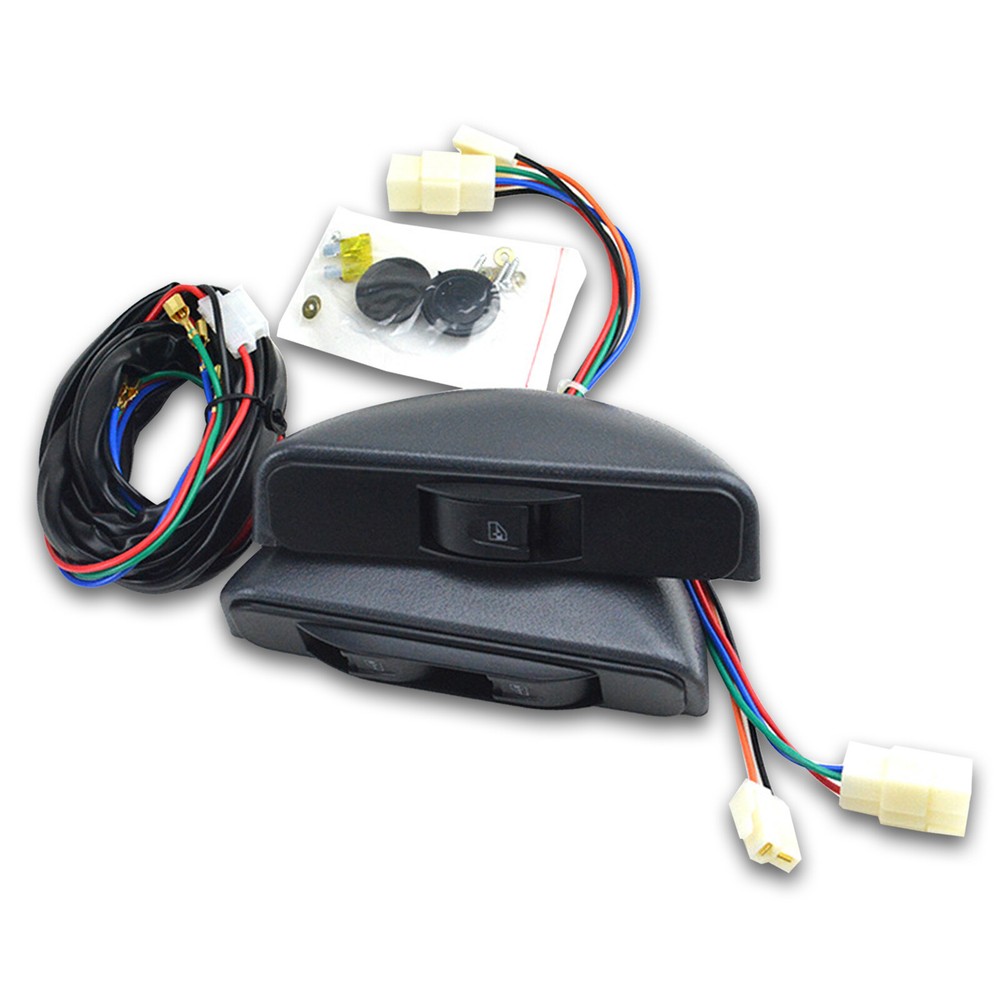 Universal 4 Rocker 5 Wire Switch Kit Door Lock Power Windows 12V 4 For Doors