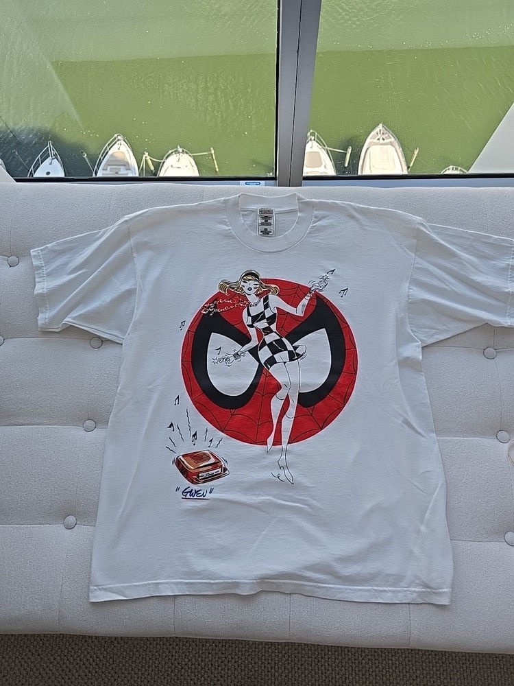 Vintage Spiderman Gwen Stacy 90s Size XL Shirt
