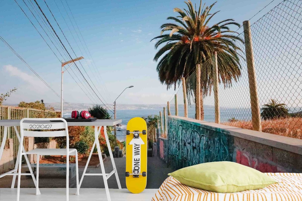 3D Sky Sea Path Tropical Landscape Wall Murals Wallpaper Murals Wall Sticker
