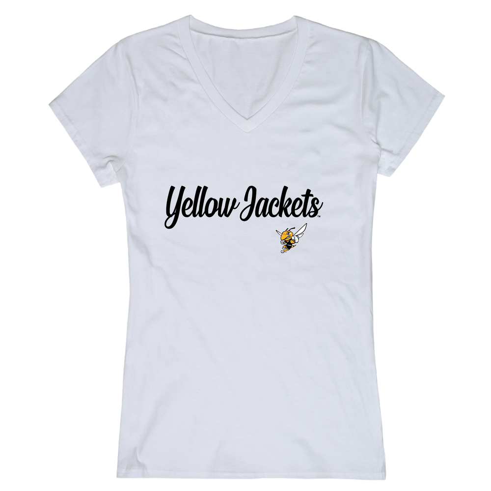 American International College Yellow Jackets NCAA Womens Script Tee