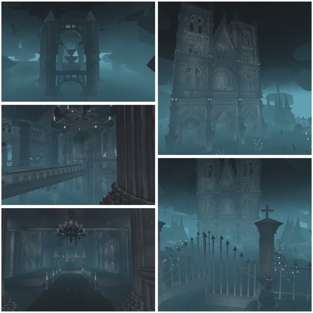 🏰🖤 Cathedral Gothic Castle Huge Tower Adopt Me House Home Build 🖤🏰