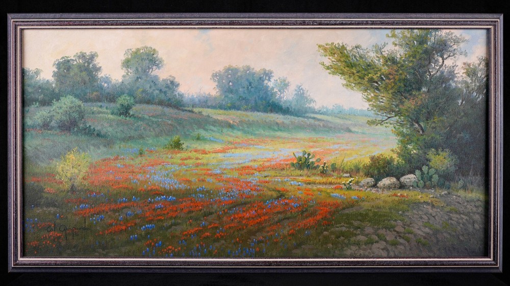 Vintage Original Landscape Oil on Canvas 