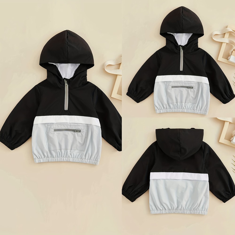 Toddler Baby Kid Boys Hooded Long Sleeve Tops Romper Outfits Tracksuit Clothes