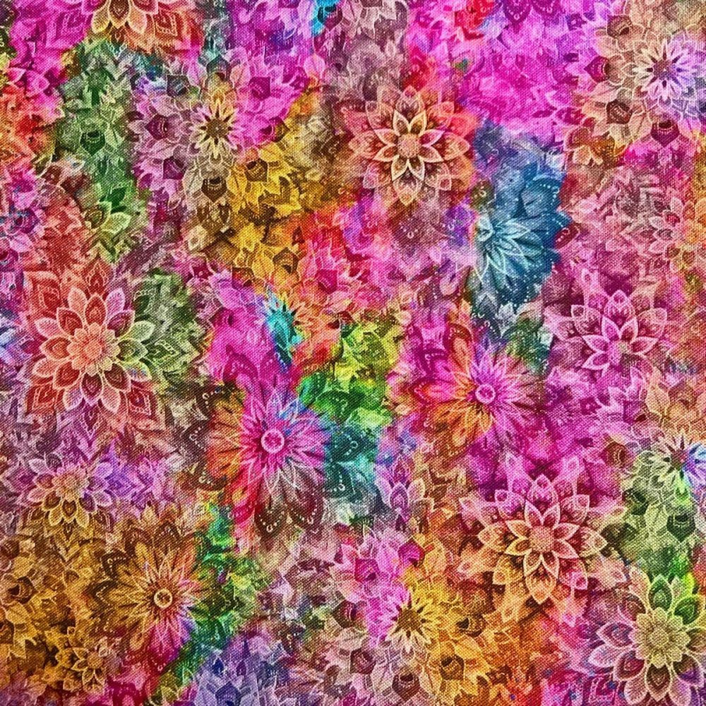 Dancing Dahlias (#14) Fabric 45