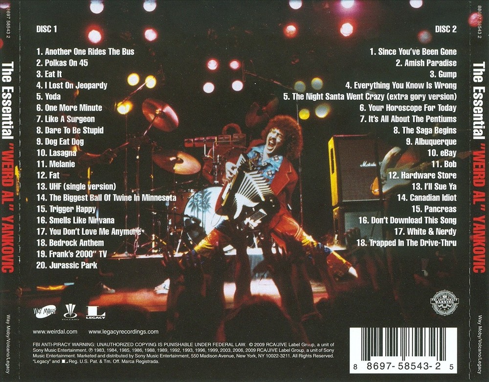 Weird Al Yankovic Essential Weird Al Yankovic New Cd