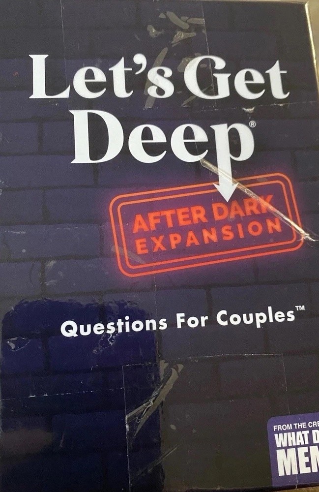 Let's Get Deep After Dark Expansion Pack Questions for Couples