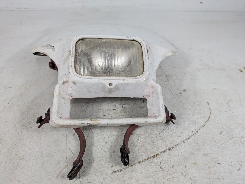1988 Honda XR250 XR250R Front Lamp Headlight Number Plate Fairing Housing