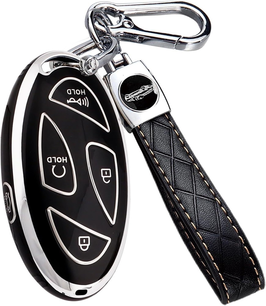 Funda Llavero para Hyundai con Llavero Suave TPU Carcasa para Llave Hyundai