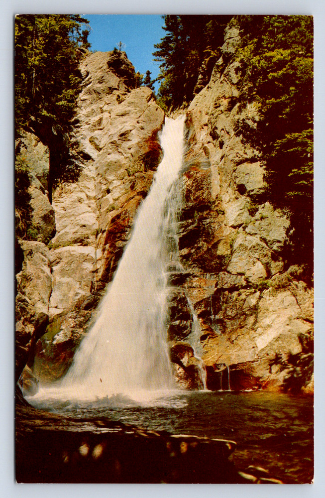Vintage Postcard Glen Ellis Falls Pinkham Notch White Mountains New Hampshire