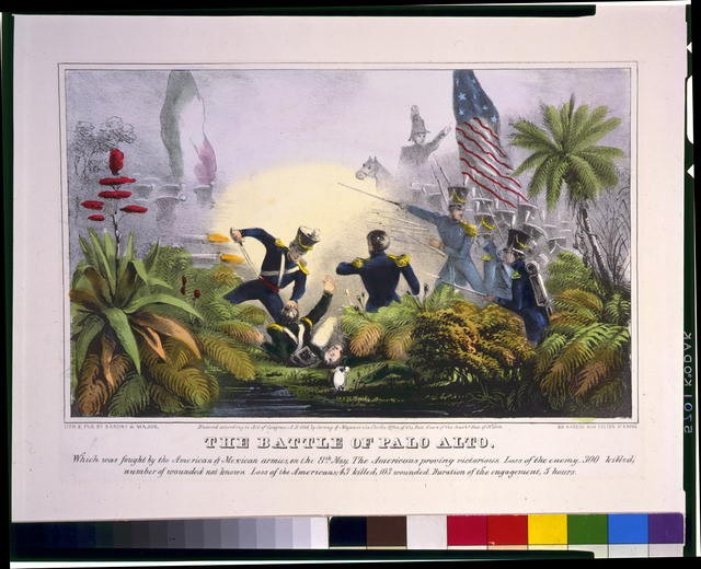 Photo:Battle of Palo Alto Texas 1846 Mexican War American Mexican Armies