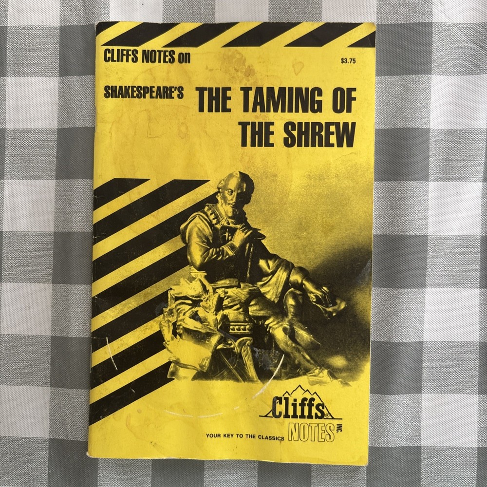 Taming of the Shrew by Cliffs Notes Staff (1964, Trade Paperback)