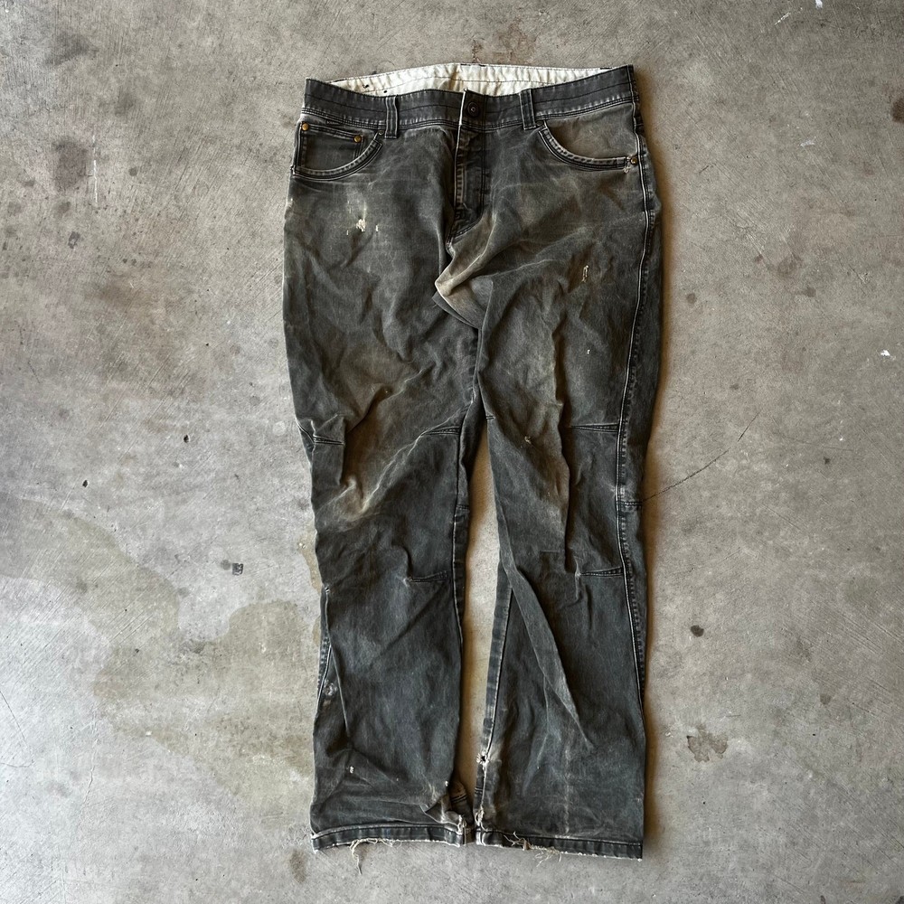 Kuhl Rydr Pants Men's 36x32 Green Patinadye Free Ryde Waist Gorpcore Hiking Outdoor Adventure
