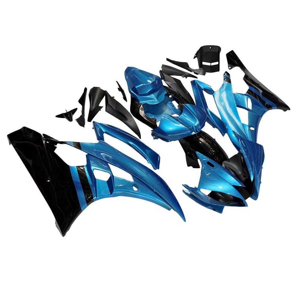 Blue Black ABS Bodywork for Yamaha YZF R6 2006 2007 06 Plastic Fairing Body Kit