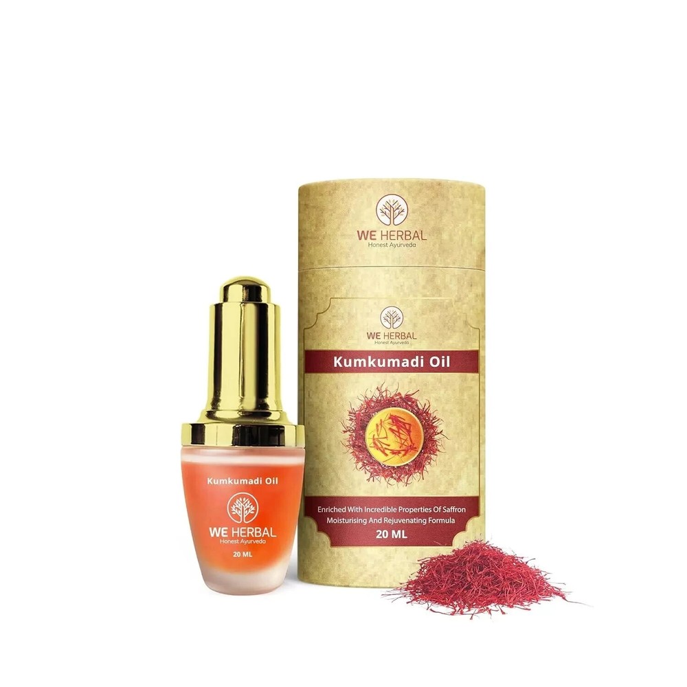We Herbal Kumkumadi Oil For Smooth & Glowing Skin 20ml
