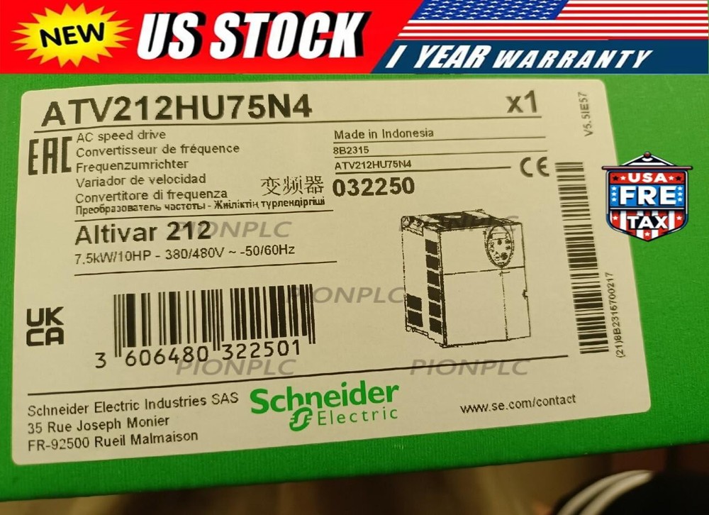 For  SND ATV212HU75N4 frequency converter Three phase 380V inverter US Free TAX